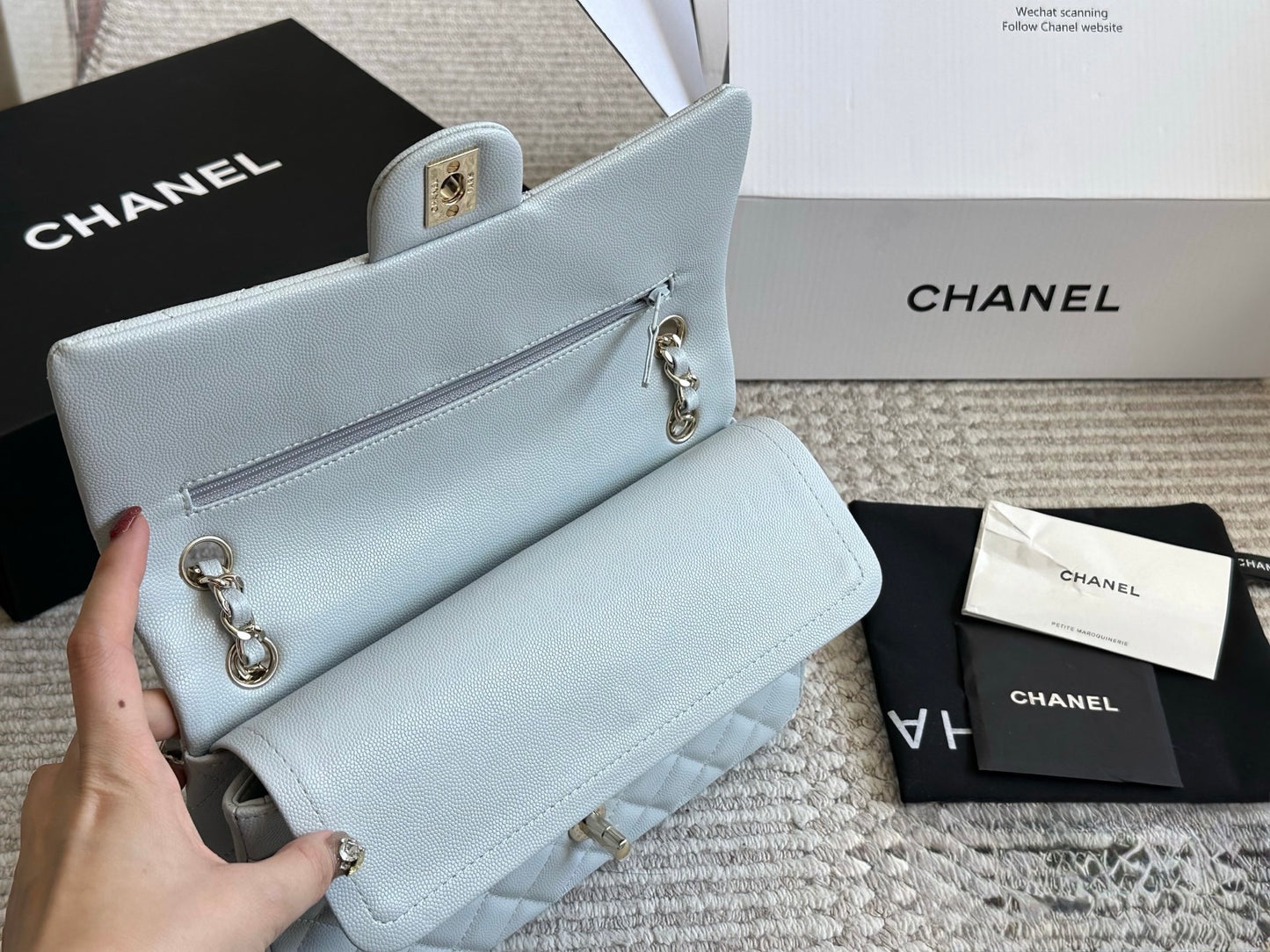 Chanel classic flap bag choose color