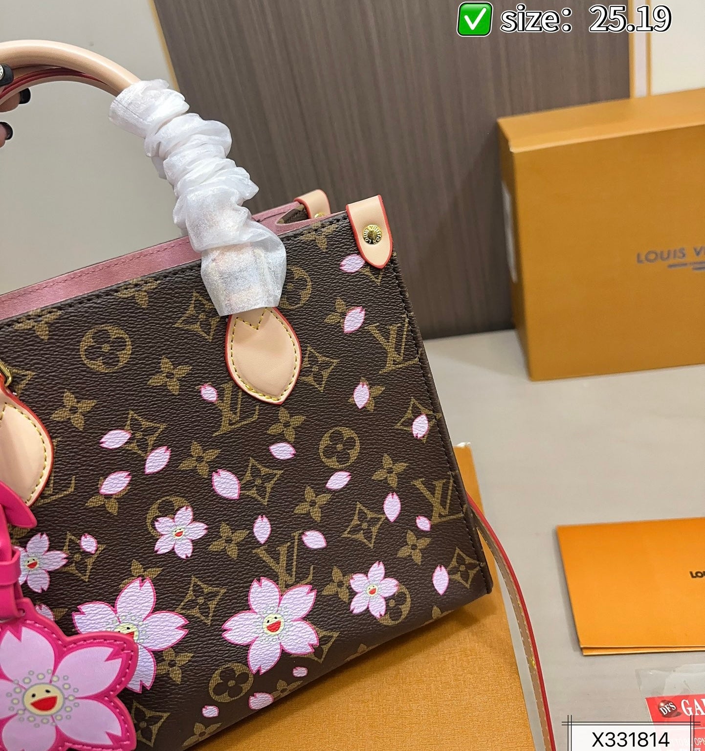 LV X TM OnTheGo Murakami bag