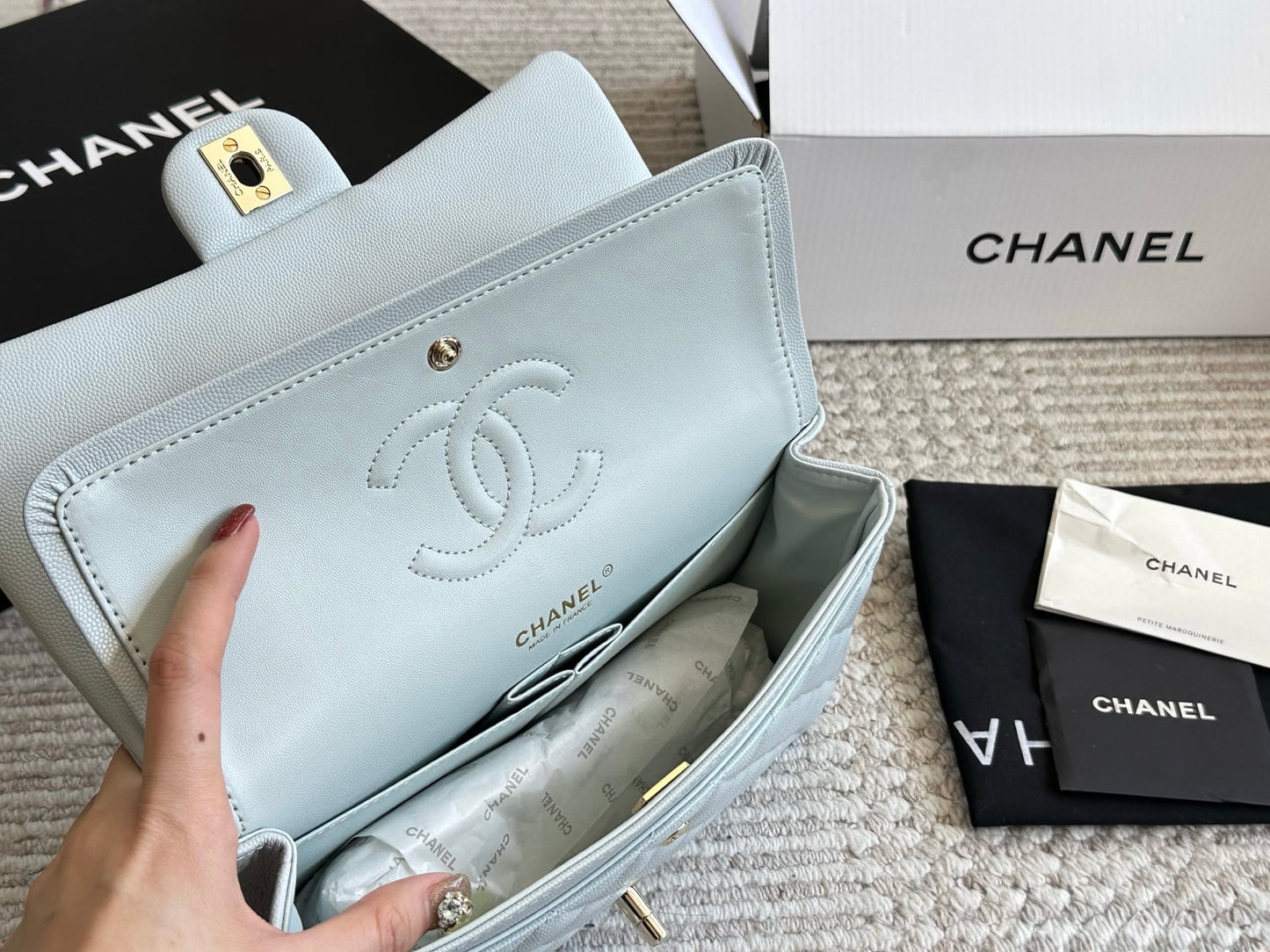 Chanel classic flap bag choose color