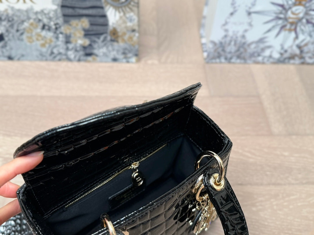 Vintage Dior Lady alligator bag
