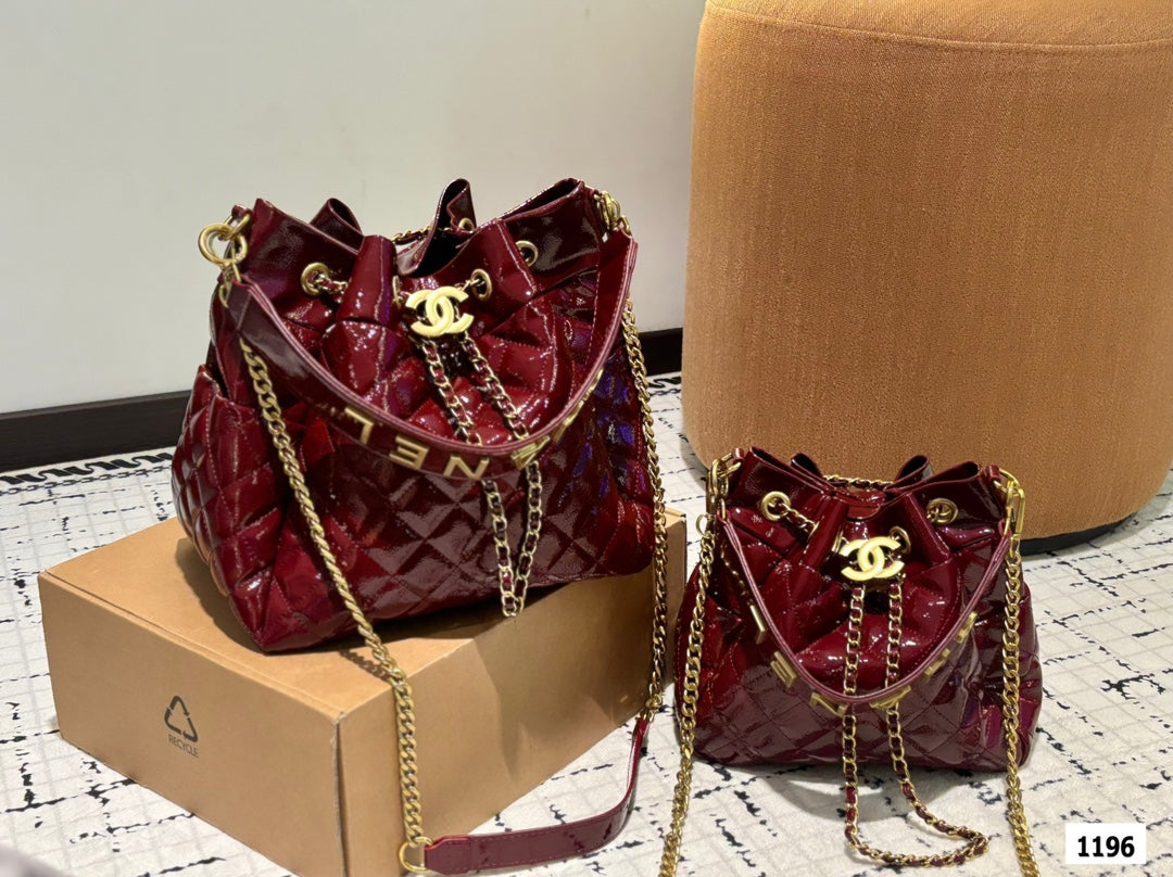 Chanel bucket bag three colors