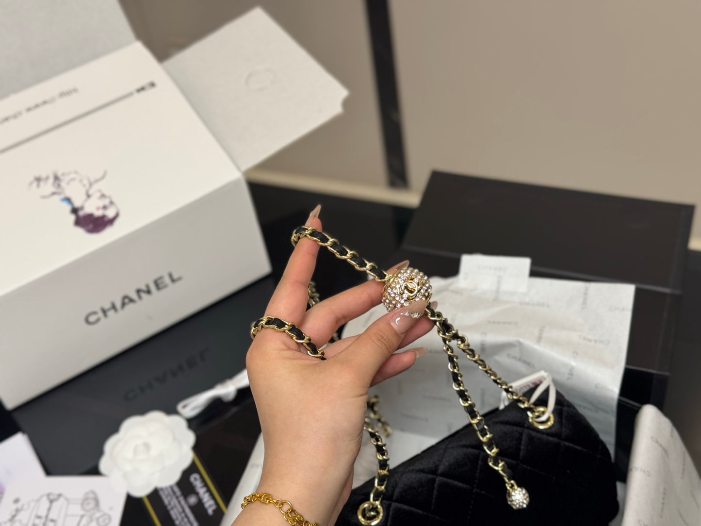 chanel woman handbag bag