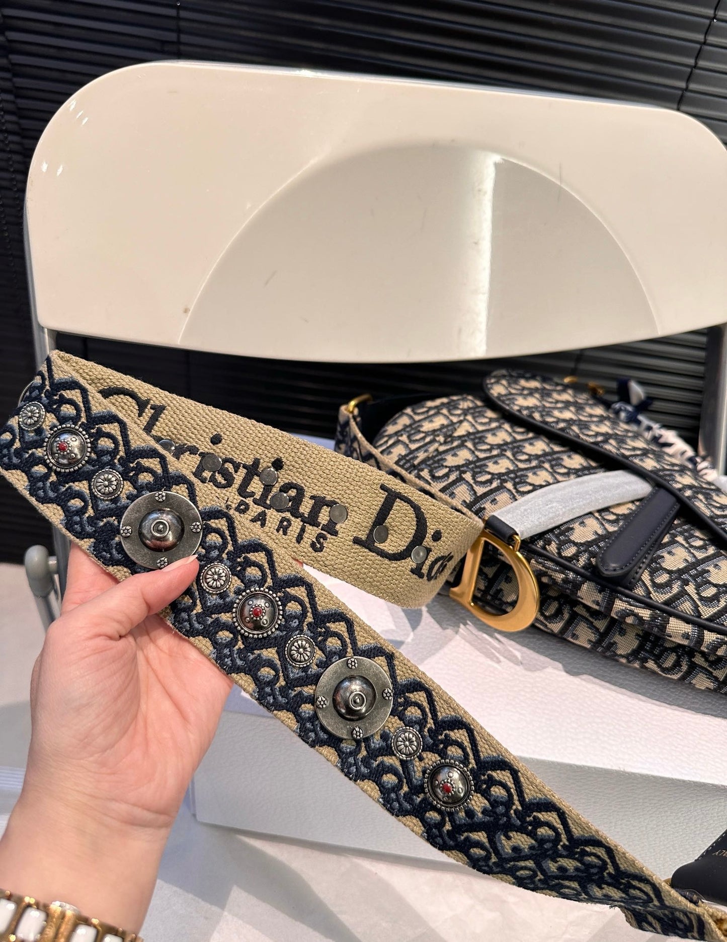 Dior saddle bag