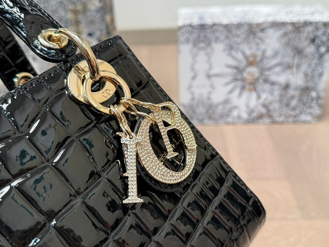Vintage Dior Lady alligator bag