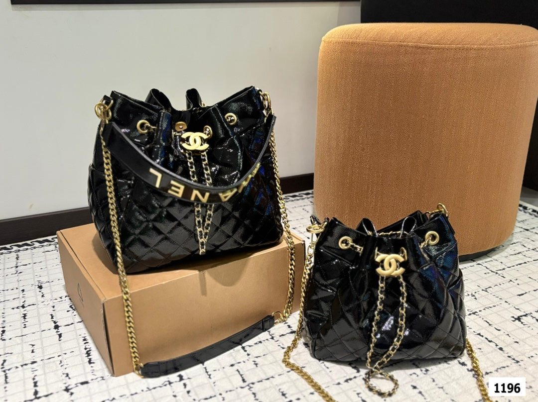 Chanel bucket bag three colors