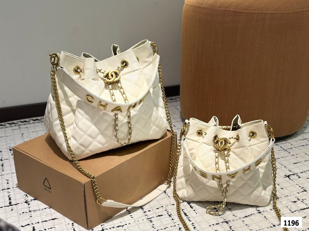 Chanel bucket bag three colors