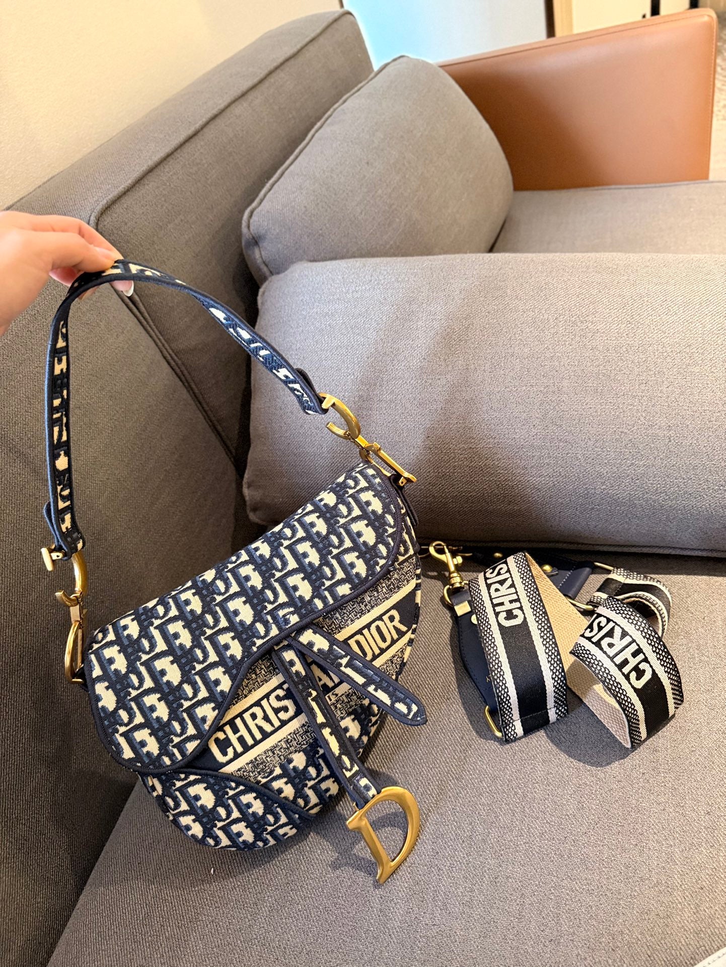 Dior saddle bag