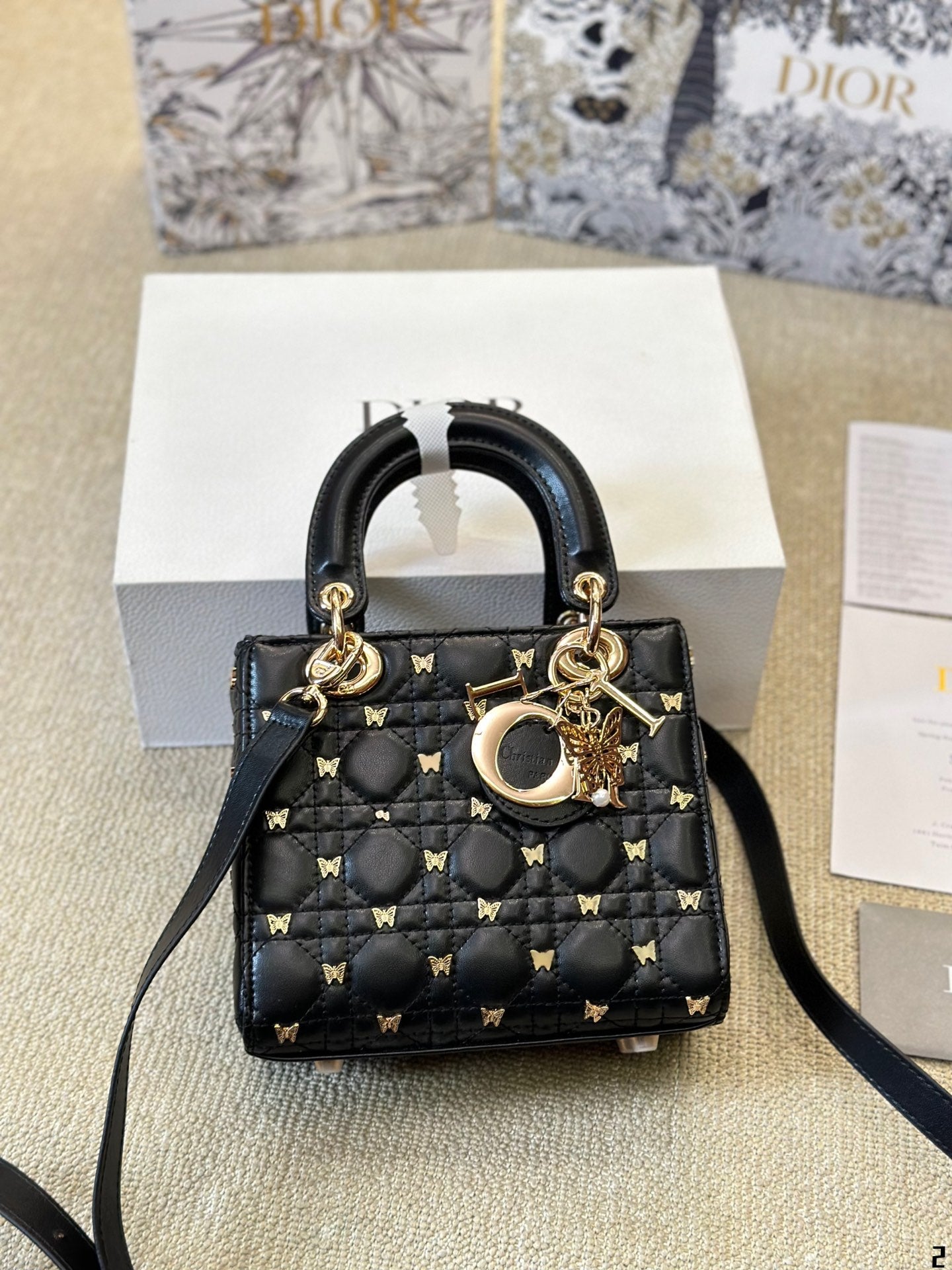 Lambskin limited edition Butterfly Lady D