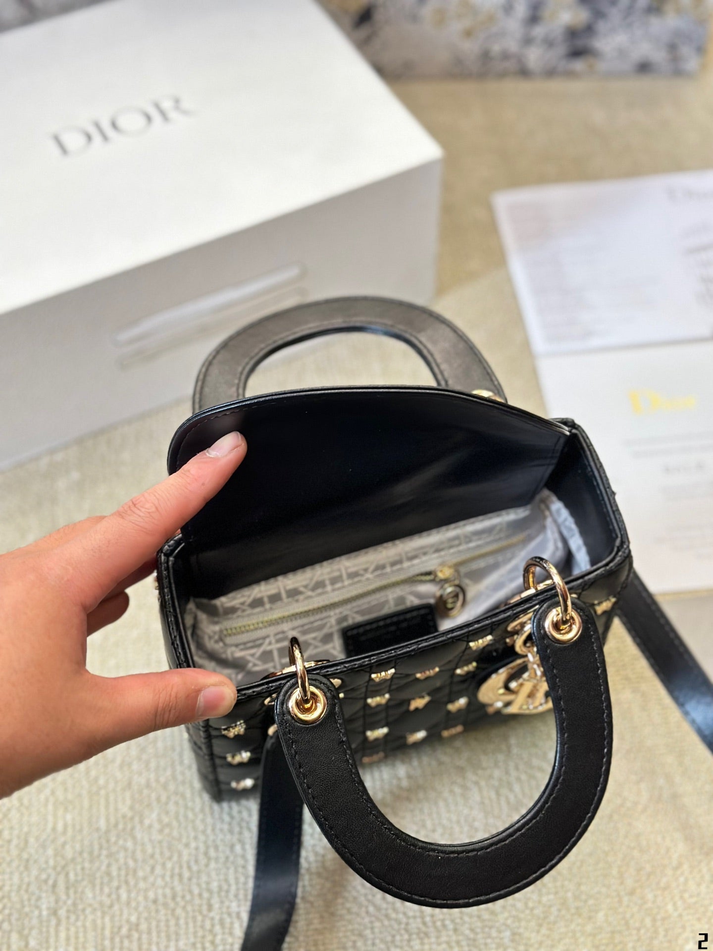 Lambskin limited edition Butterfly Lady D