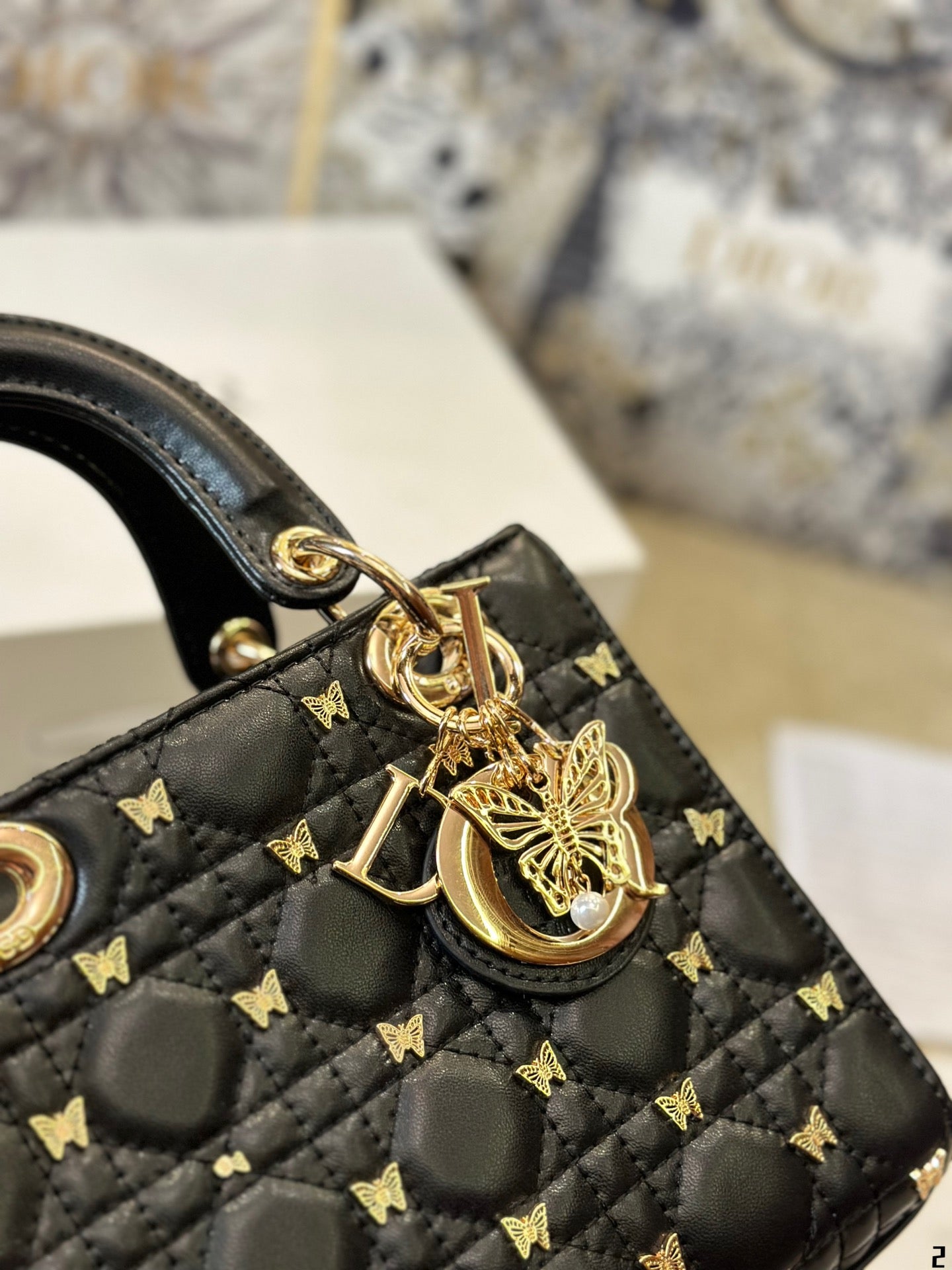 Lambskin limited edition Butterfly Lady D
