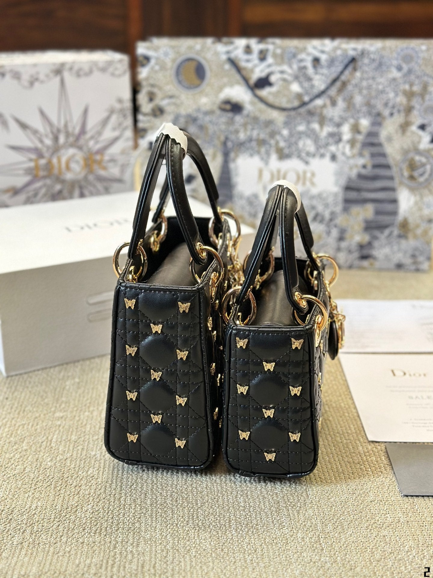 Lambskin limited edition Butterfly Lady D