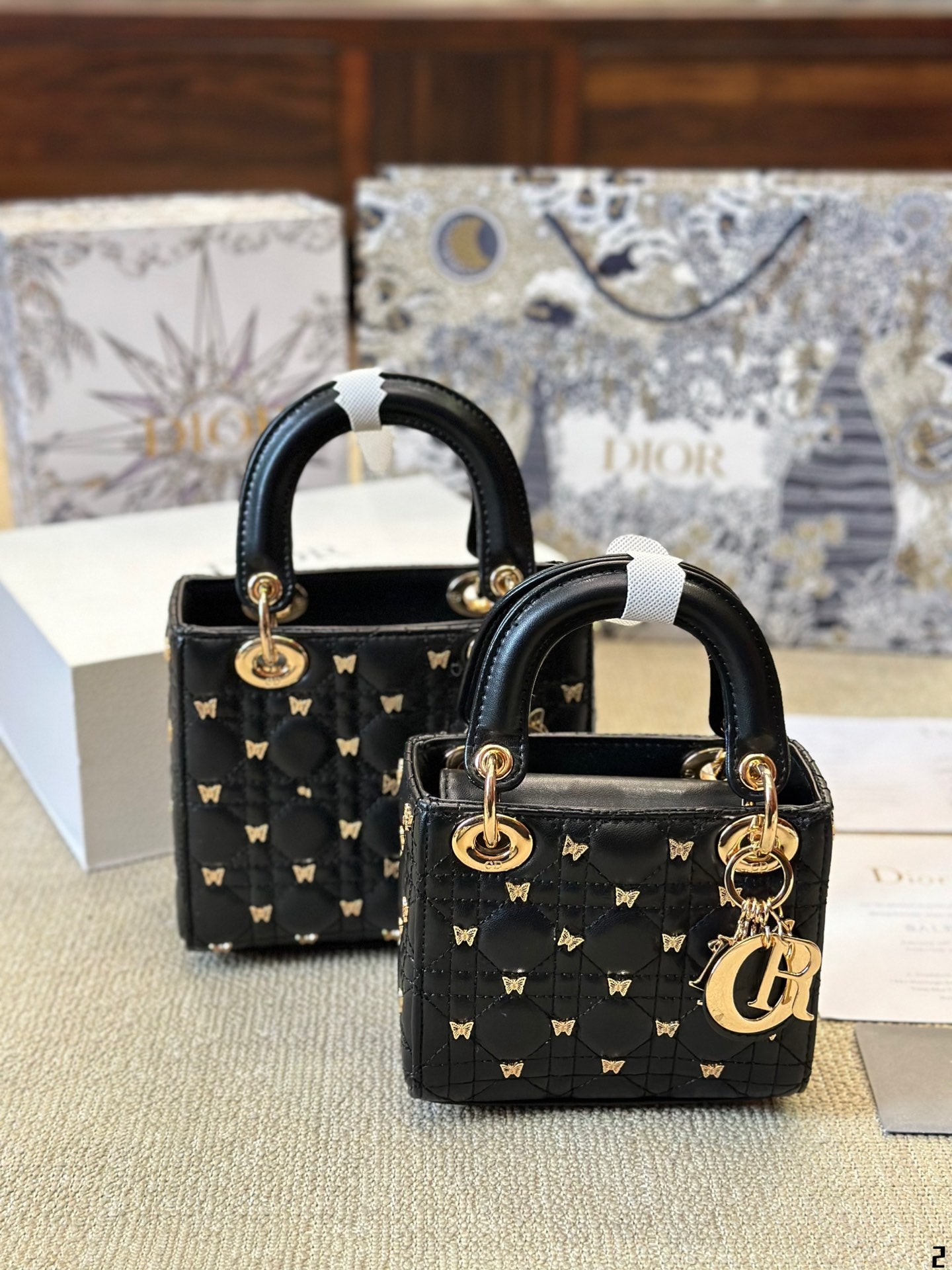 Lambskin limited edition Butterfly Lady D