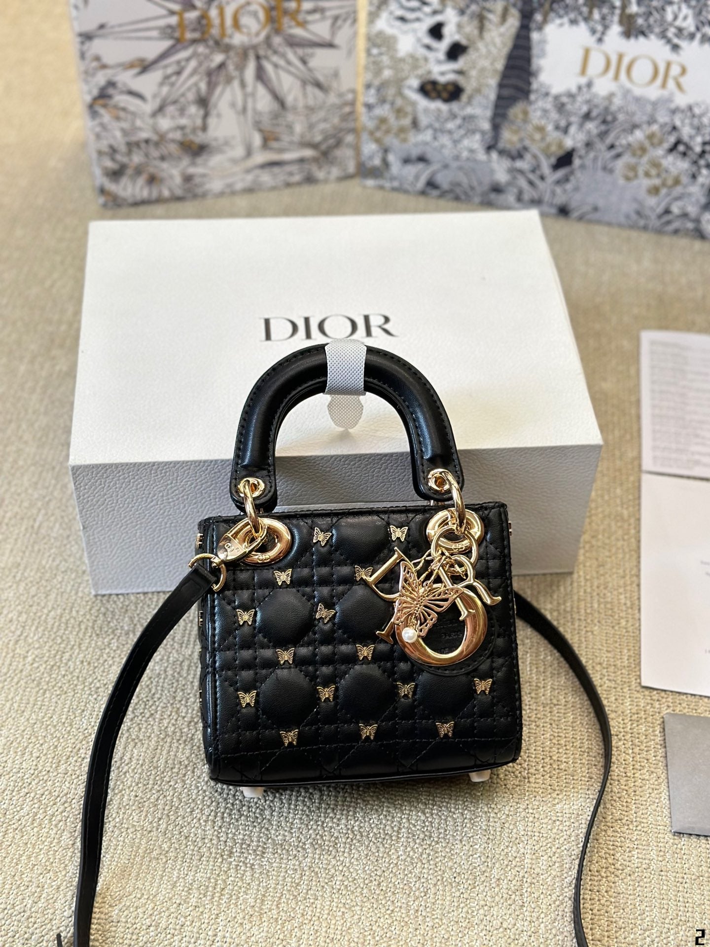 Lambskin limited edition Butterfly Lady D