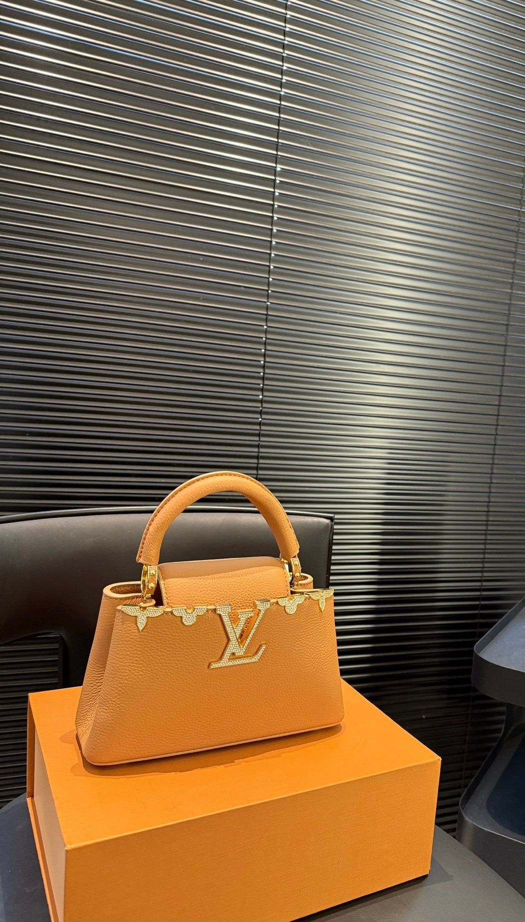 LV x TM Borsa Capucines BB