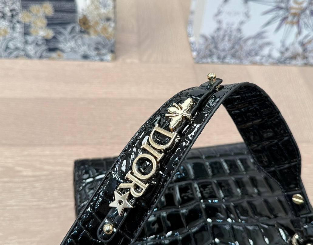 Vintage Dior Lady alligator bag