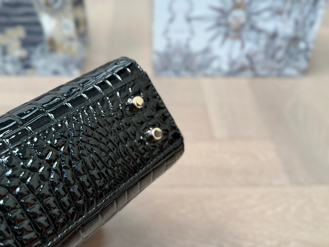 Vintage Dior Lady alligator bag