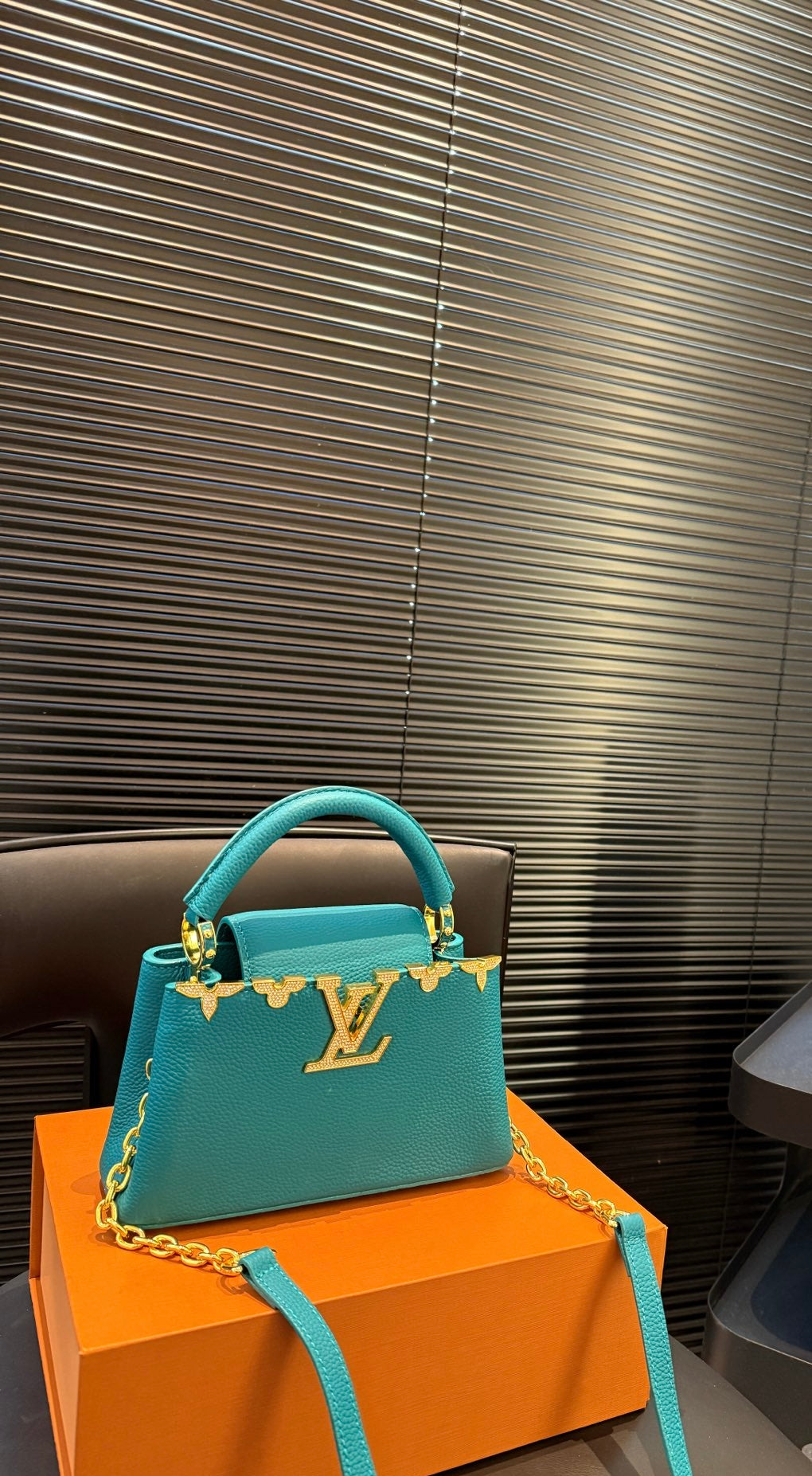 LV x TM Borsa Capucines BB