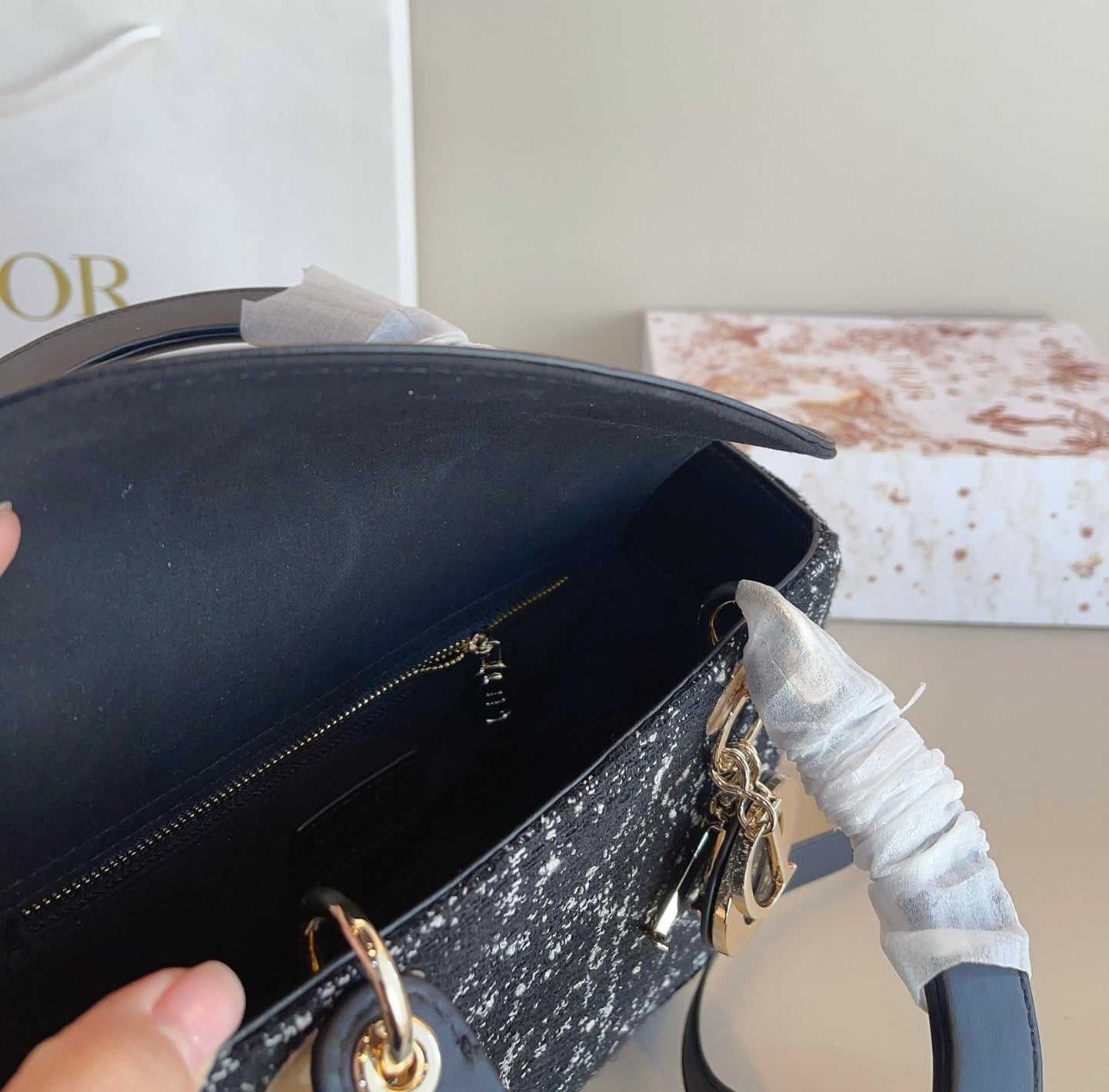 Dior medium lady bag 