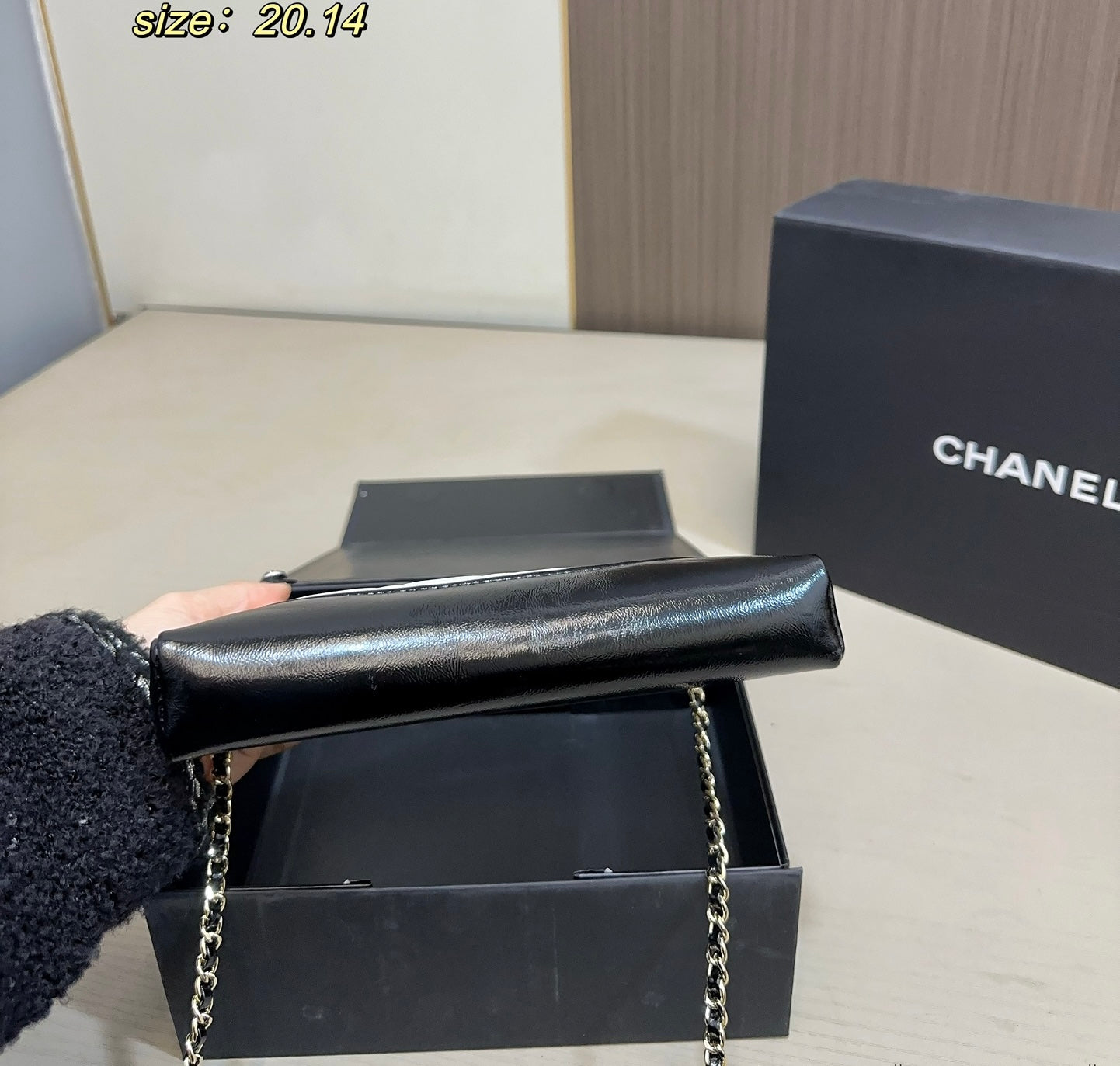 Chanel Leather crossbody mini tote bag