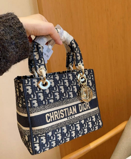 Dior D-lite medium monogram bag