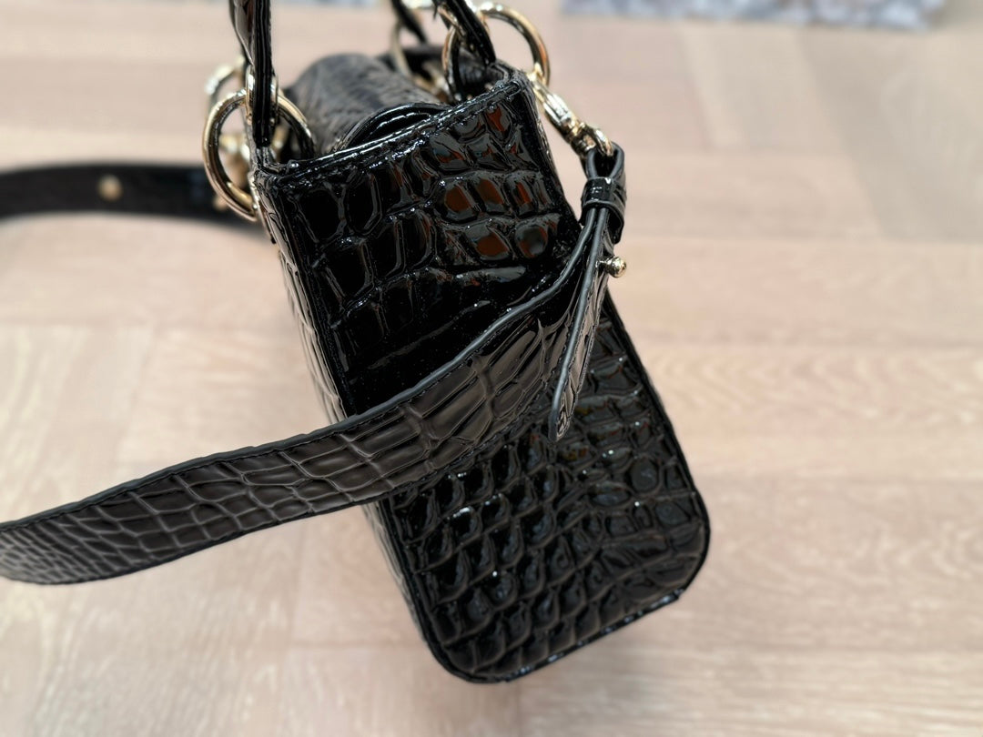 Vintage Dior Lady alligator bag