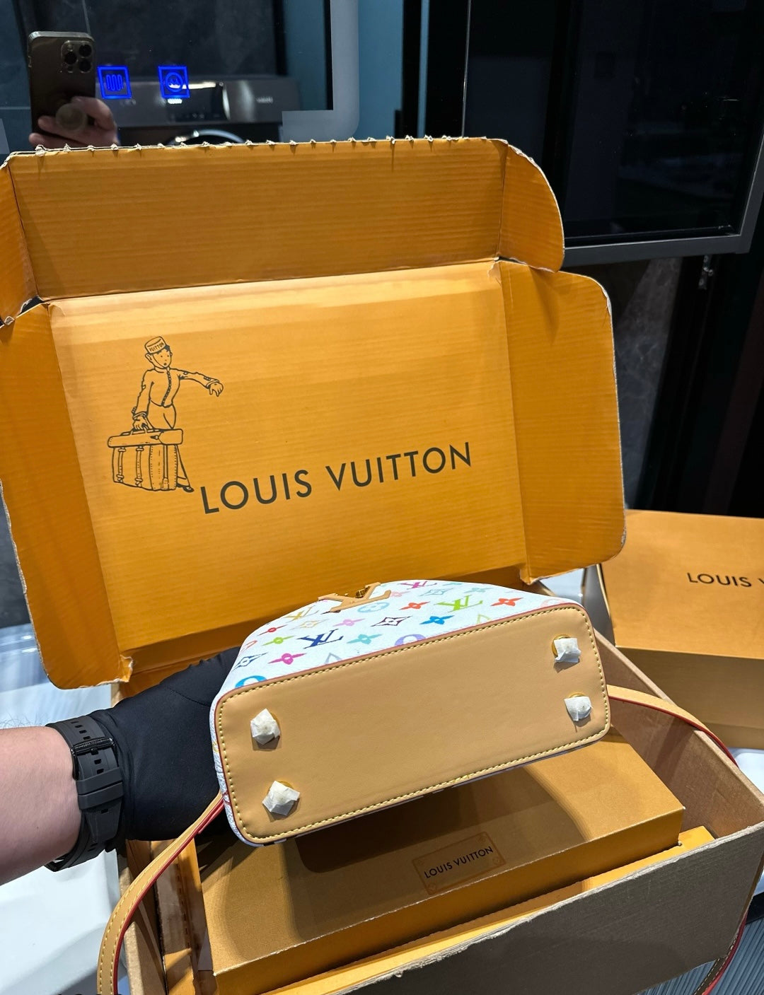 LV x TM capucines mini bag