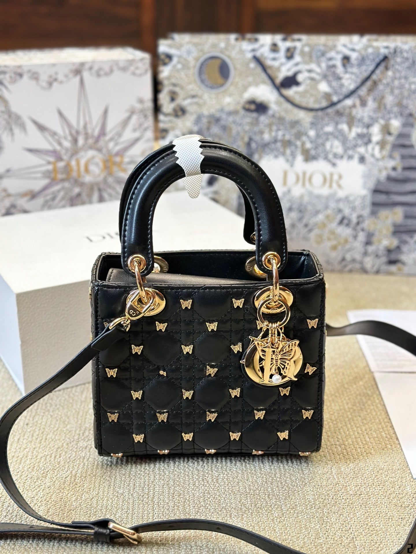 Lambskin limited edition Butterfly Lady D